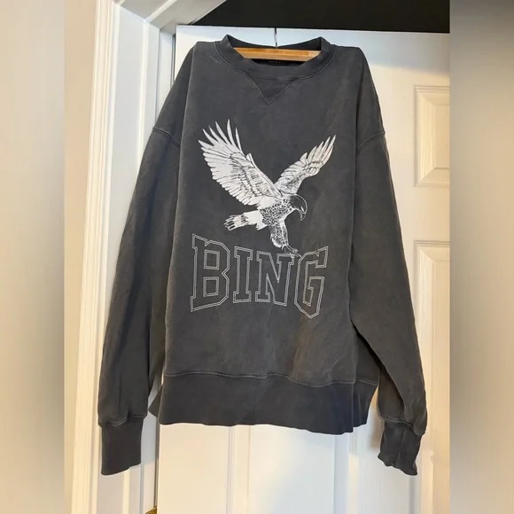 Anine Bing Eagle sweatshirt size small - Picture 2 of 3